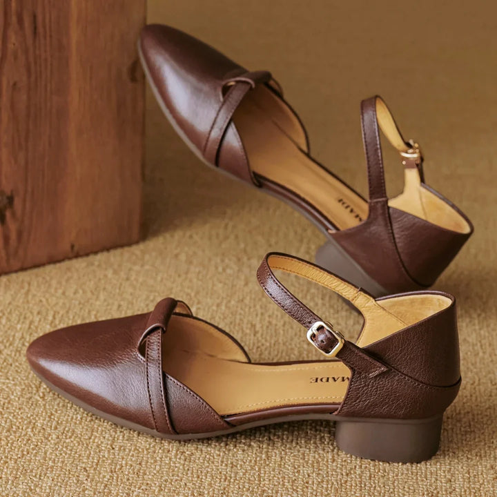 Laney Genuine Leather Heels