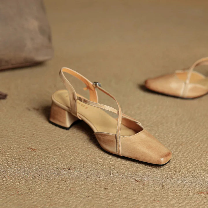 Meloni Genuine Leather Heels