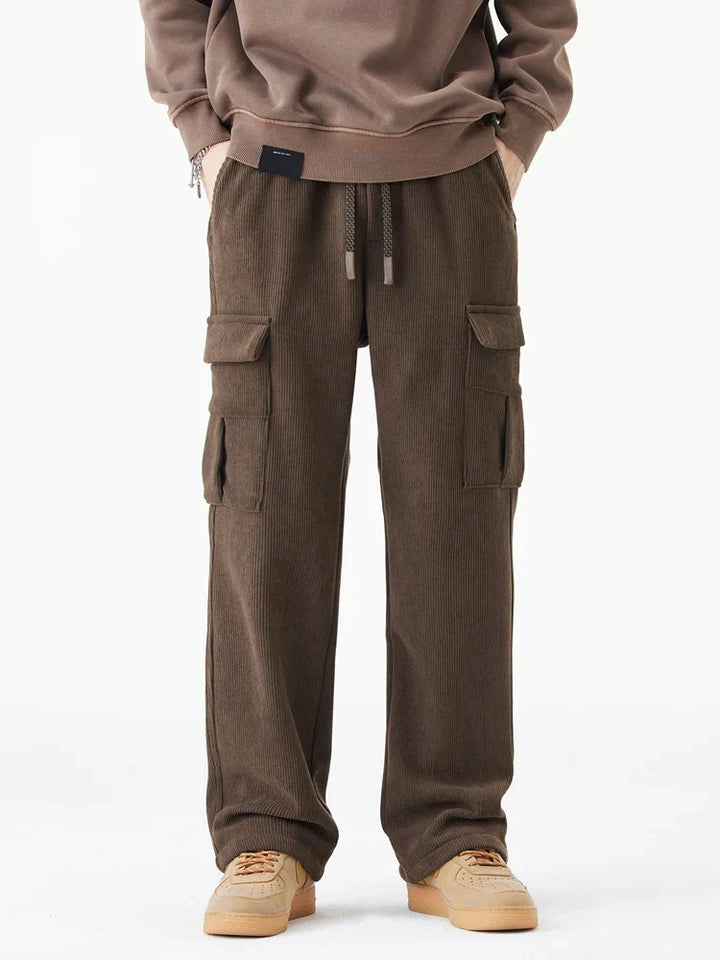 Corduroy Fleece-Lined Pants
