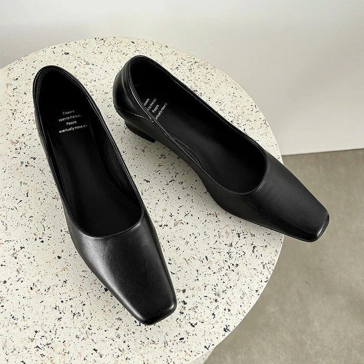 Calyan Genuine Leather Pumps