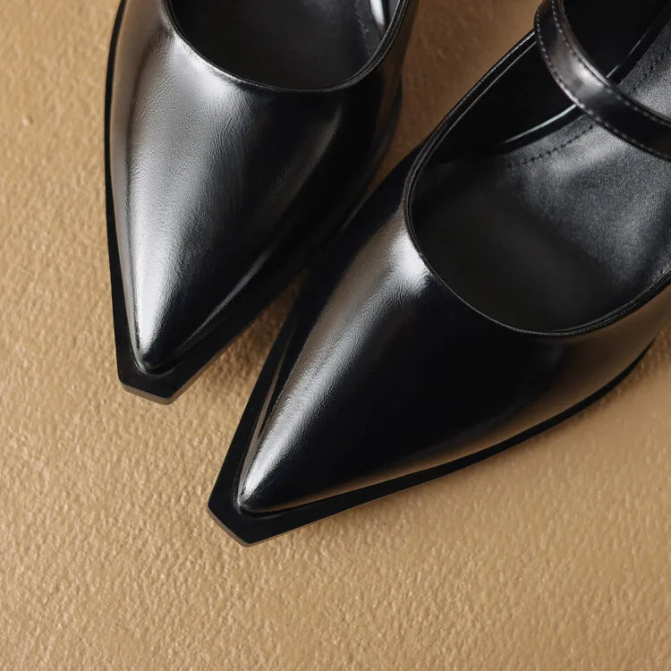 Allure Genuine Leather Heels