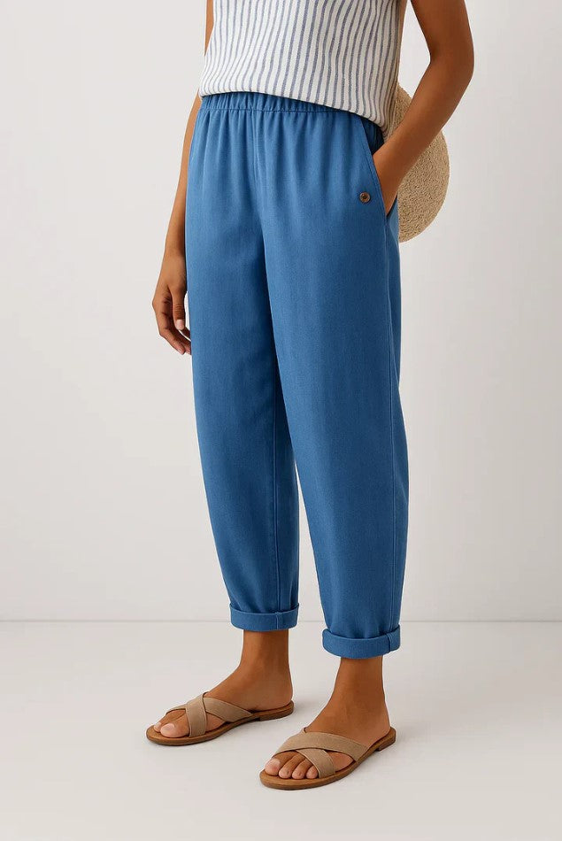 Elowen™ | Breathable Linen Comfort Trousers