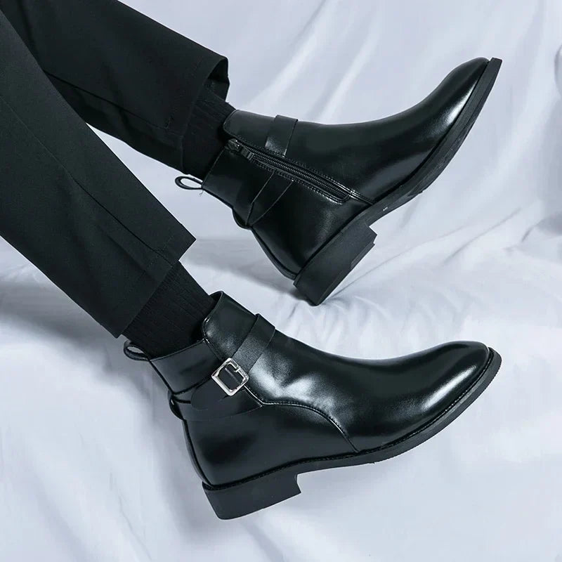 Marco Genuine Leather Chelsea Boots