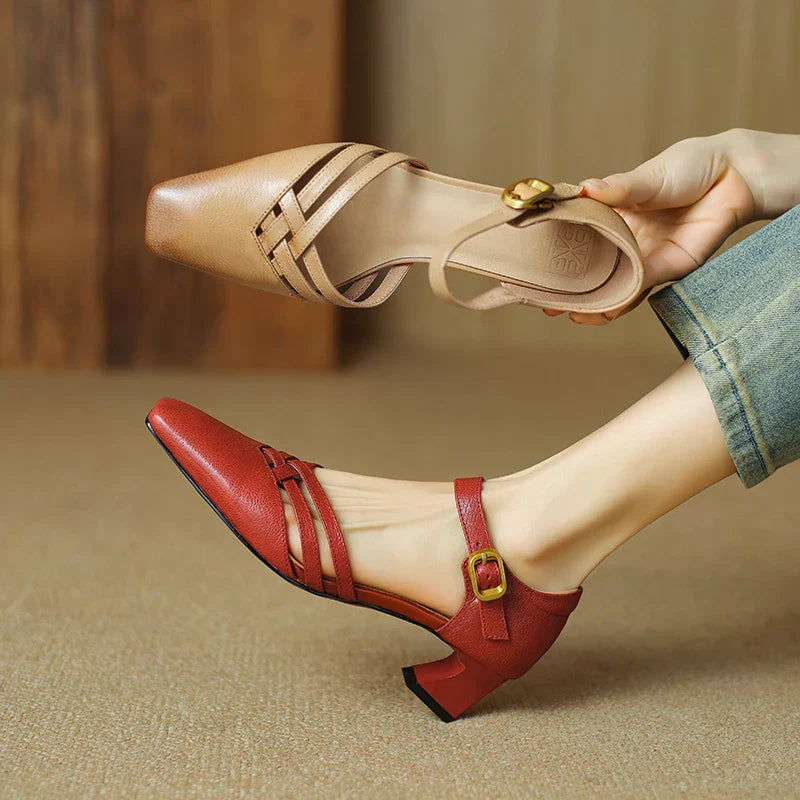 Marisol Genuine Leather Heels