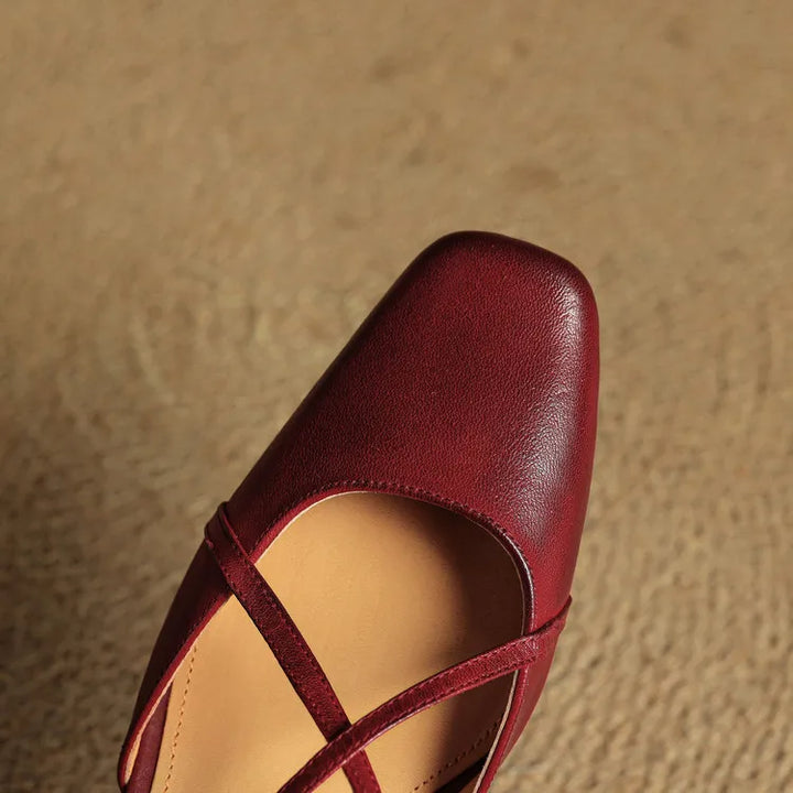 Meloni Genuine Leather Heels