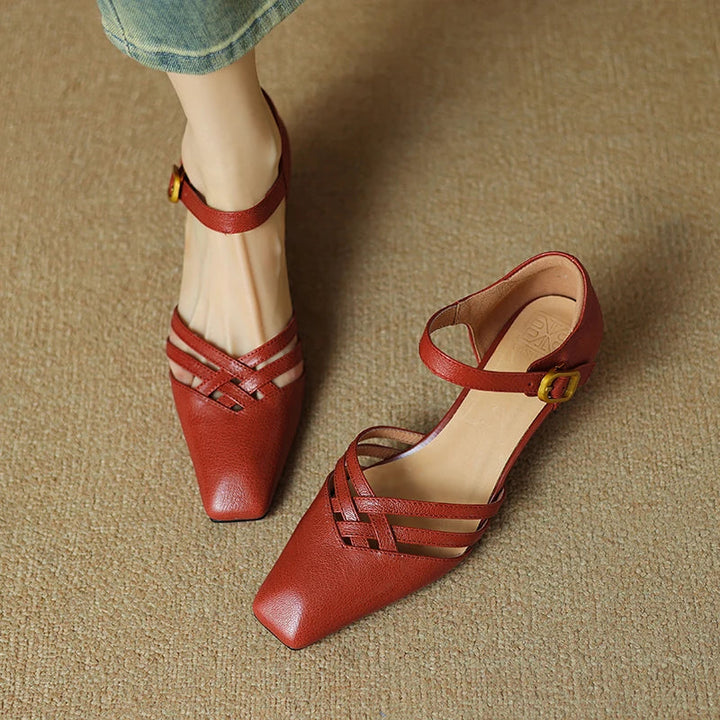 Marisol Genuine Leather Heels