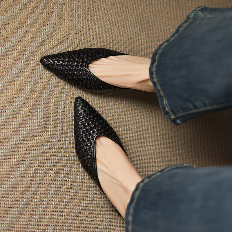 Olivia Genuine Leather Mules