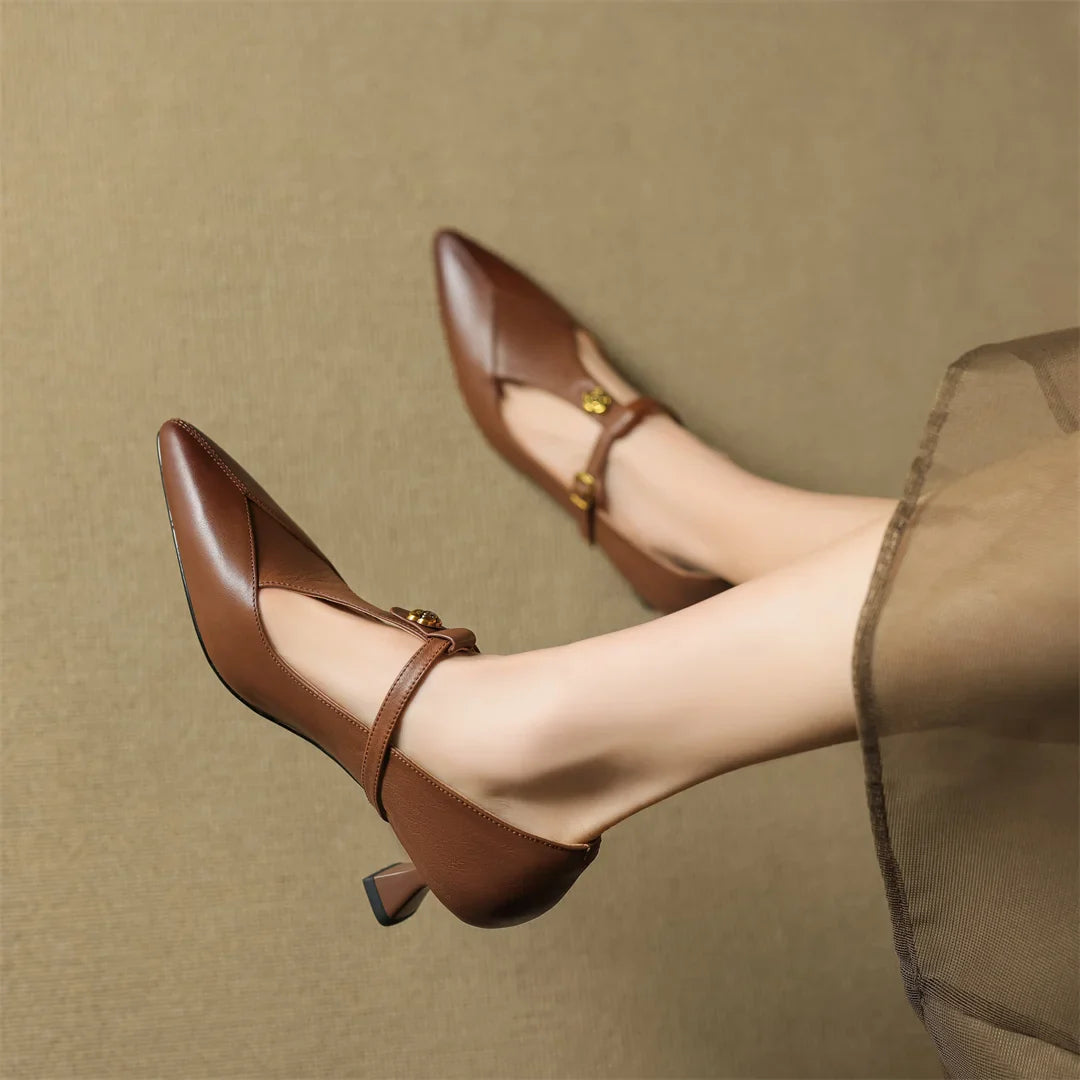 Cressa Genuine Leather Heels