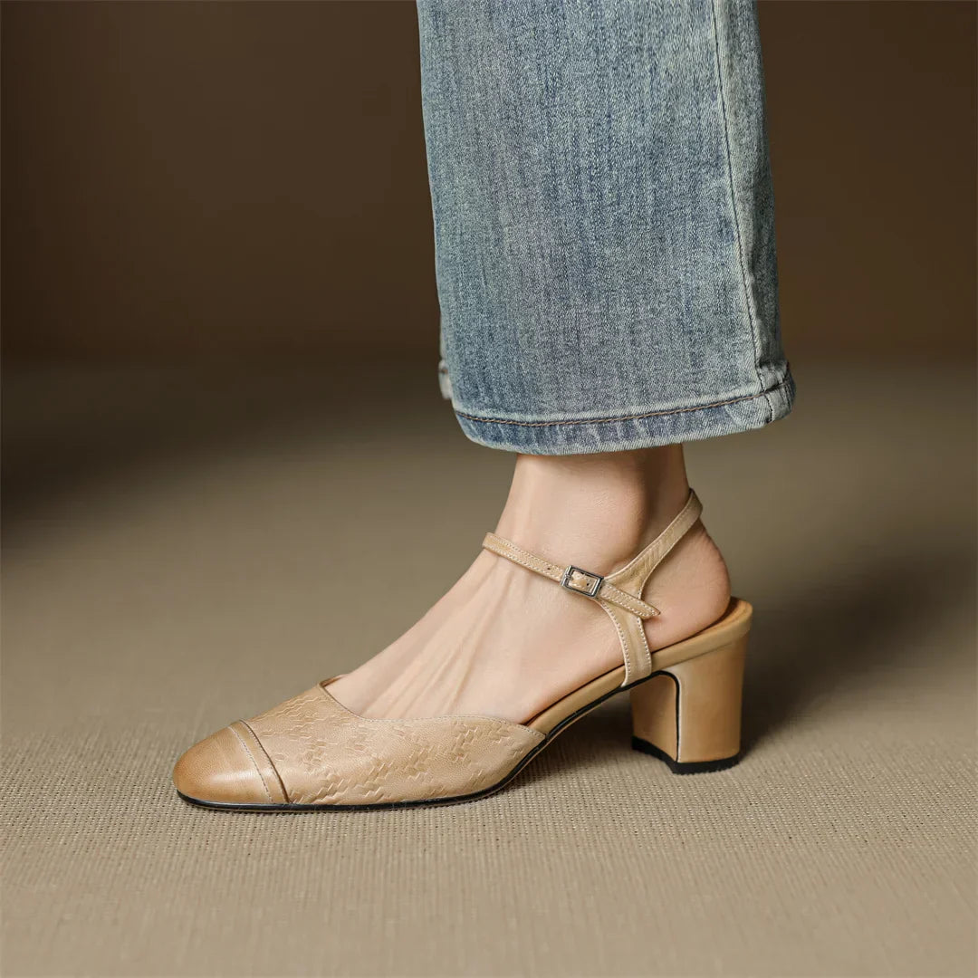 Alina Genuine Leather Pumps