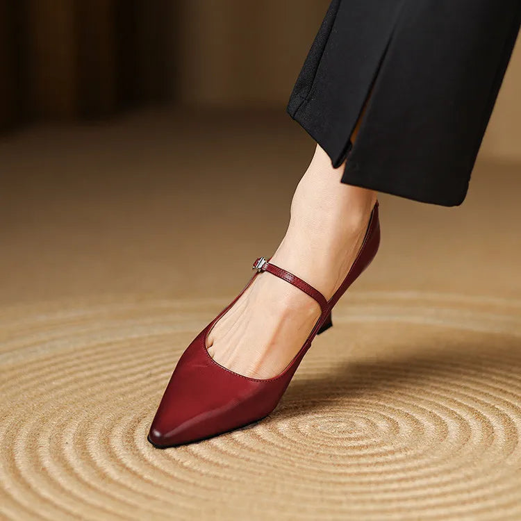 Samara Genuine Leather Heels