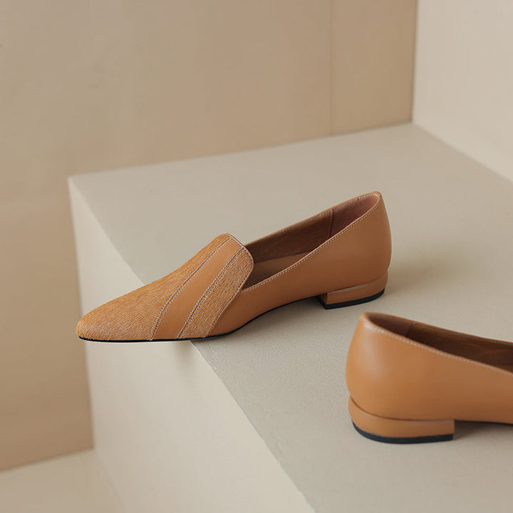 Klara Genuine Leather Flats