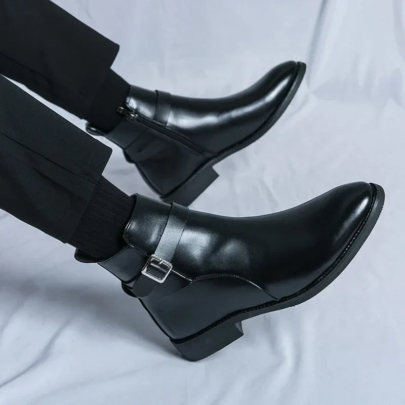 Marco Genuine Leather Chelsea Boots
