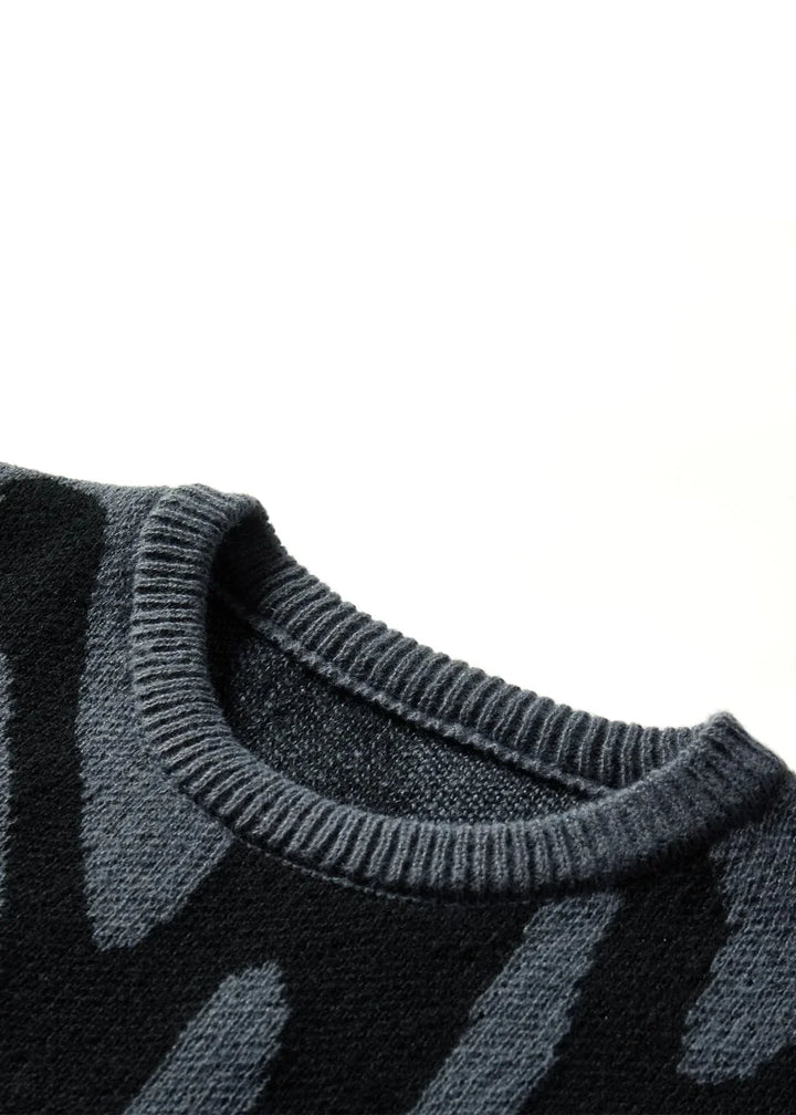 Inkblot Abstract Sweater