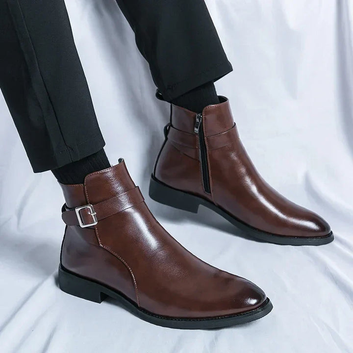 Marco Genuine Leather Chelsea Boots