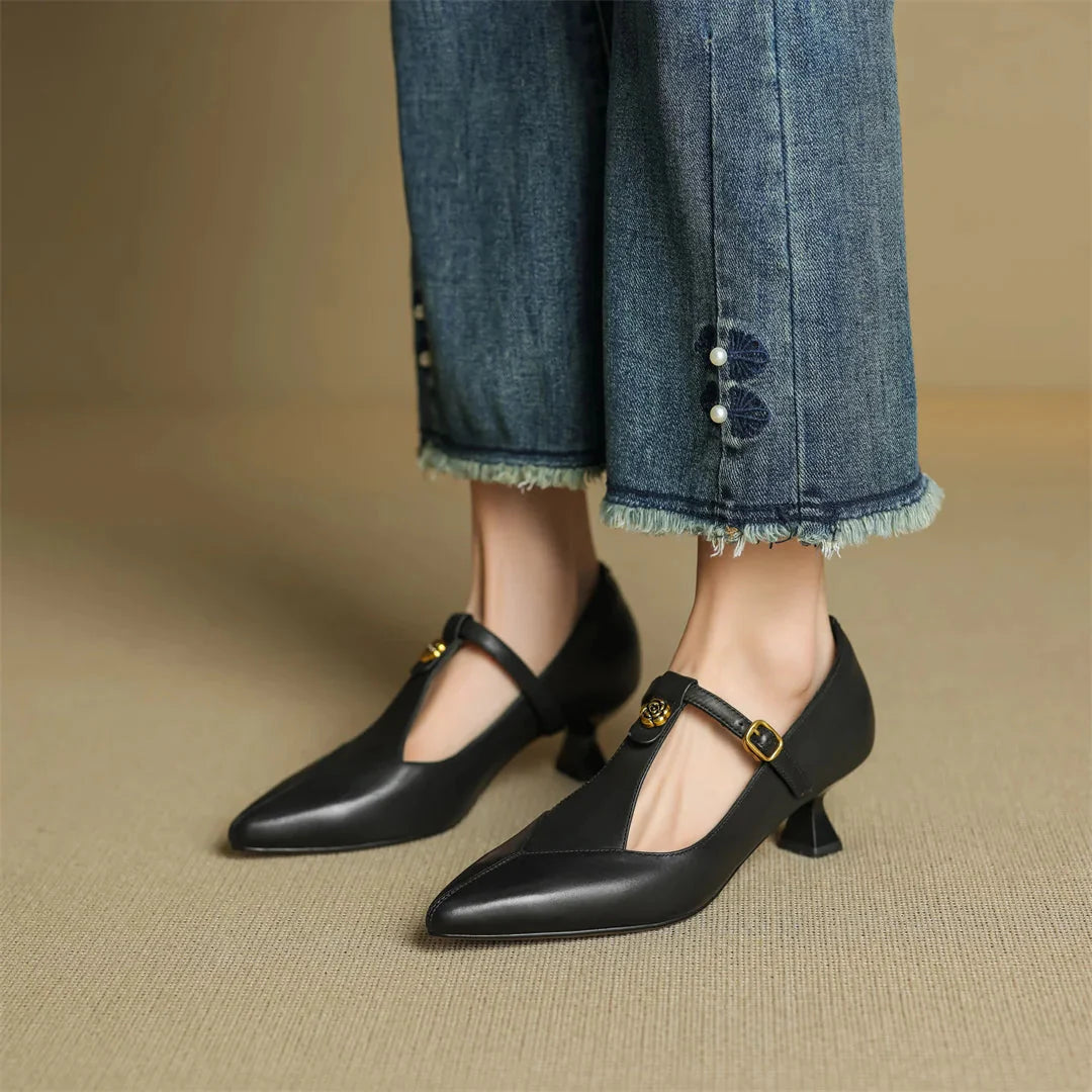 Cressa Genuine Leather Heels