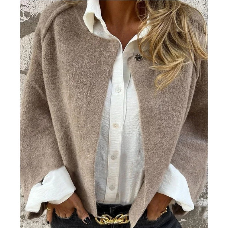 Celindra | Elegant Soft Cashmere Blend Coat