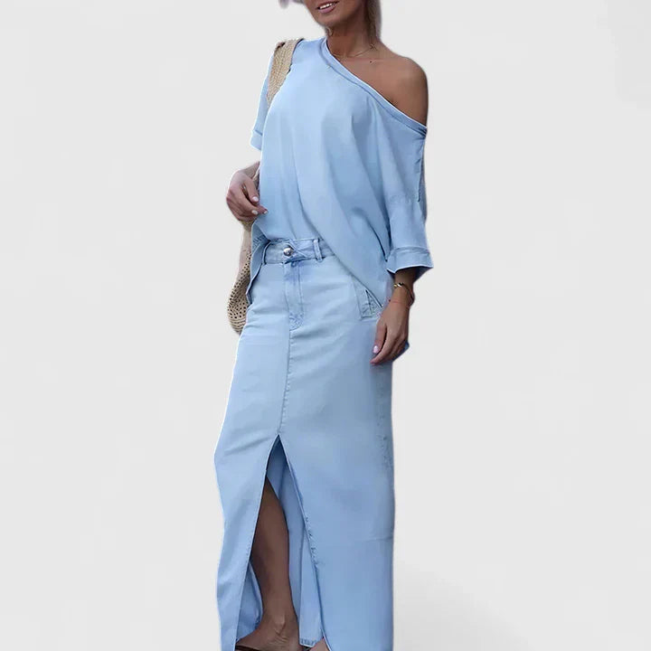 Averlynn | Maxi Skirt Set