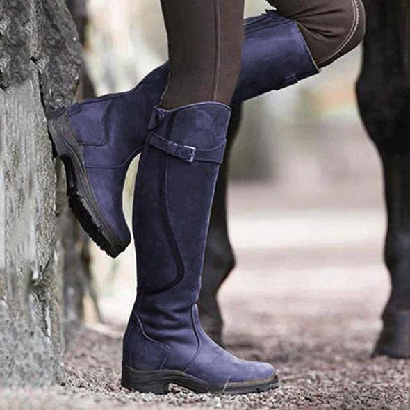 Lavinia – Waterproof Leather Riding Boots